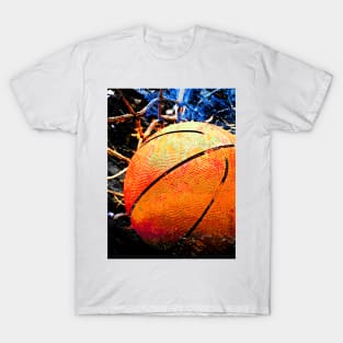 Basketball art print swoosh 112 - basketball artwork T-Shirt